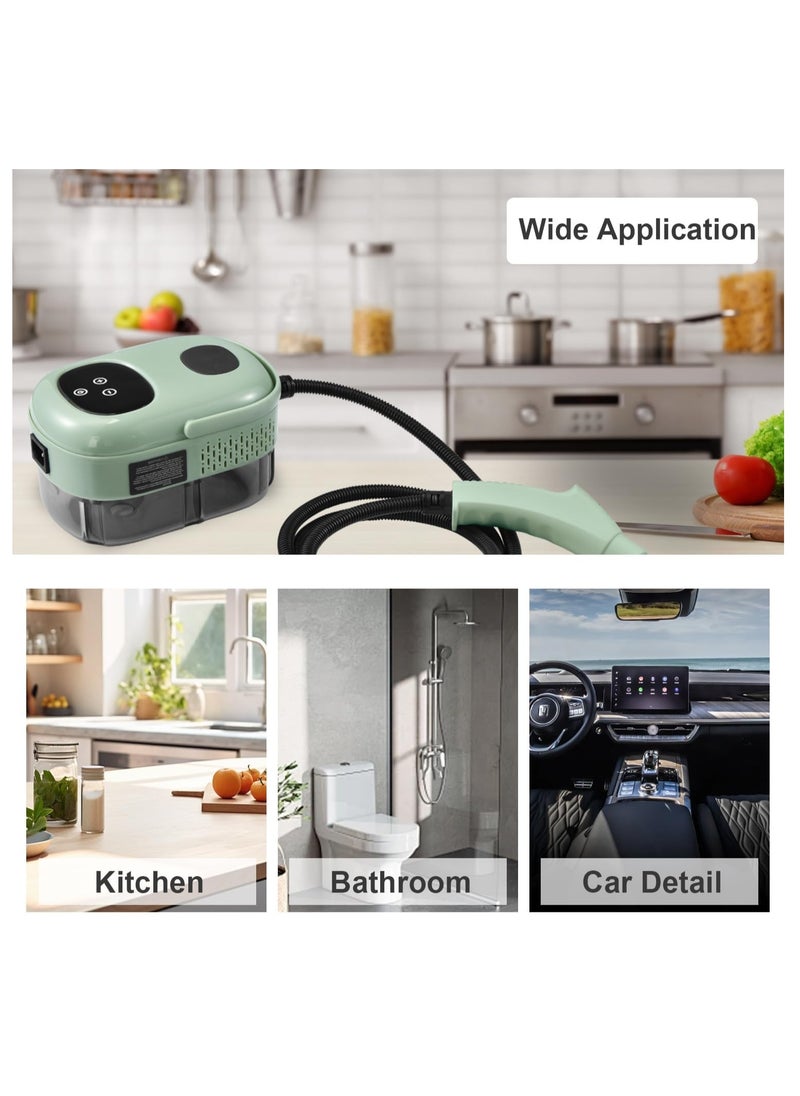 Generic - Professional Portable Multifunctional Electric Handheld Steam Cleaner, High Temperature Steamer, Steam Cleaning Machine 2500W,6 gears adjustable,3Bar high pressure, 10s spray 105° steam - Image 1