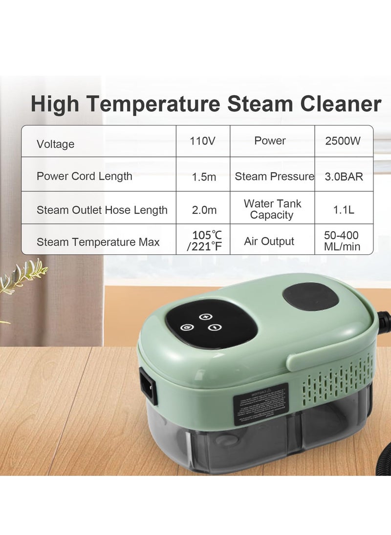 Generic - Professional Portable Multifunctional Electric Handheld Steam Cleaner, High Temperature Steamer, Steam Cleaning Machine 2500W,6 gears adjustable,3Bar high pressure, 10s spray 105° steam - Image 1