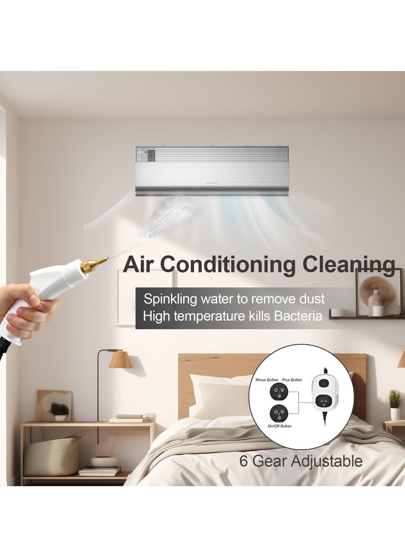 Generic - Professional Portable Multifunctional Electric Handheld Steam Cleaner, High Temperature Steamer, Steam Cleaning Machine 2500W,6 gears adjustable,3Bar high pressure, 10s spray 105° steam - Image 1