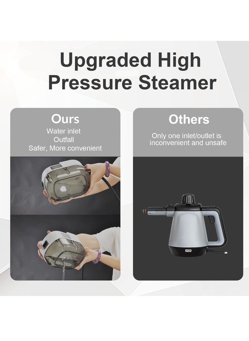 Generic - Professional Portable Multifunctional Electric Handheld Steam Cleaner, High Temperature Steamer, Steam Cleaning Machine 2500W,6 gears adjustable,3Bar high pressure, 10s spray 105° steam - Image 1