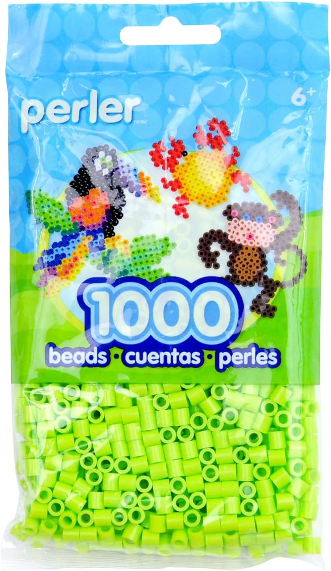 Beads Fuse Beads for Crafts, 1000pcs, Pear Green