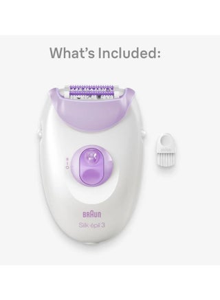 Silk Epil3 SE3-000 Epilator White & Purple - view 4