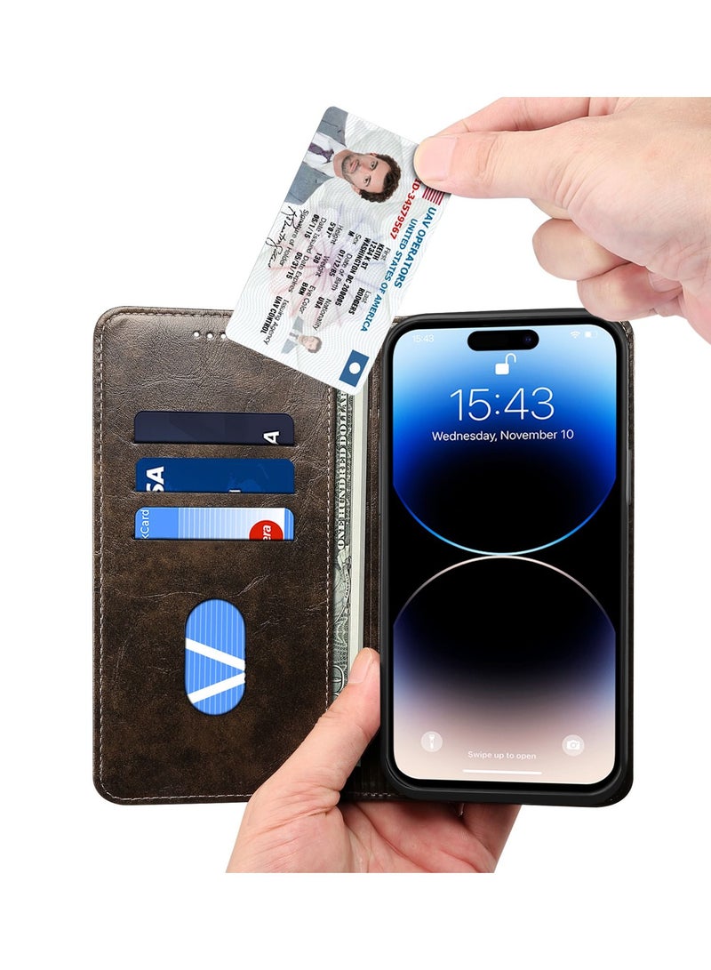 Suteni Flip Cover Protective Leather Case for iPhone - Image 2