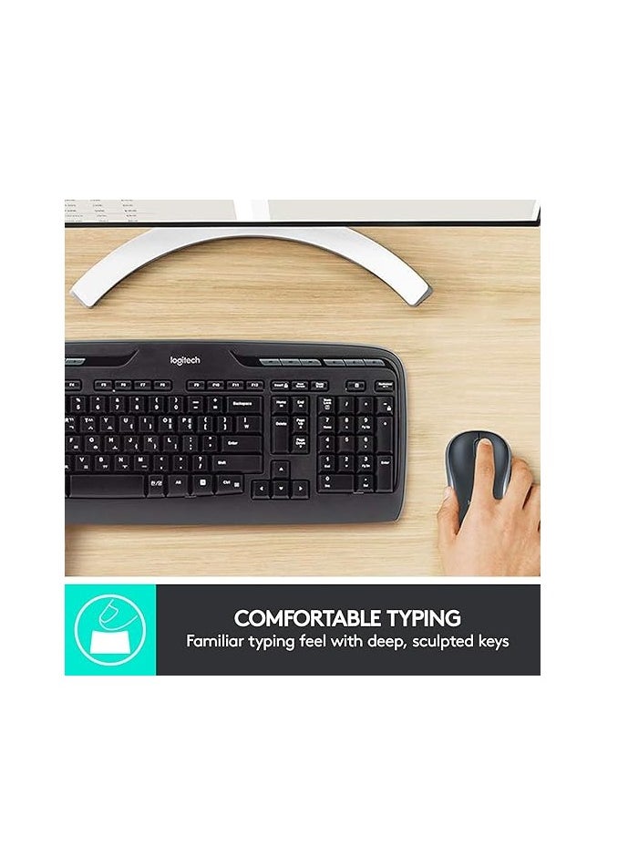 Generic - Logitech MK330 Combo, US/Int Wireless, (Wireless Mouse and Keyboard) - Image 1
