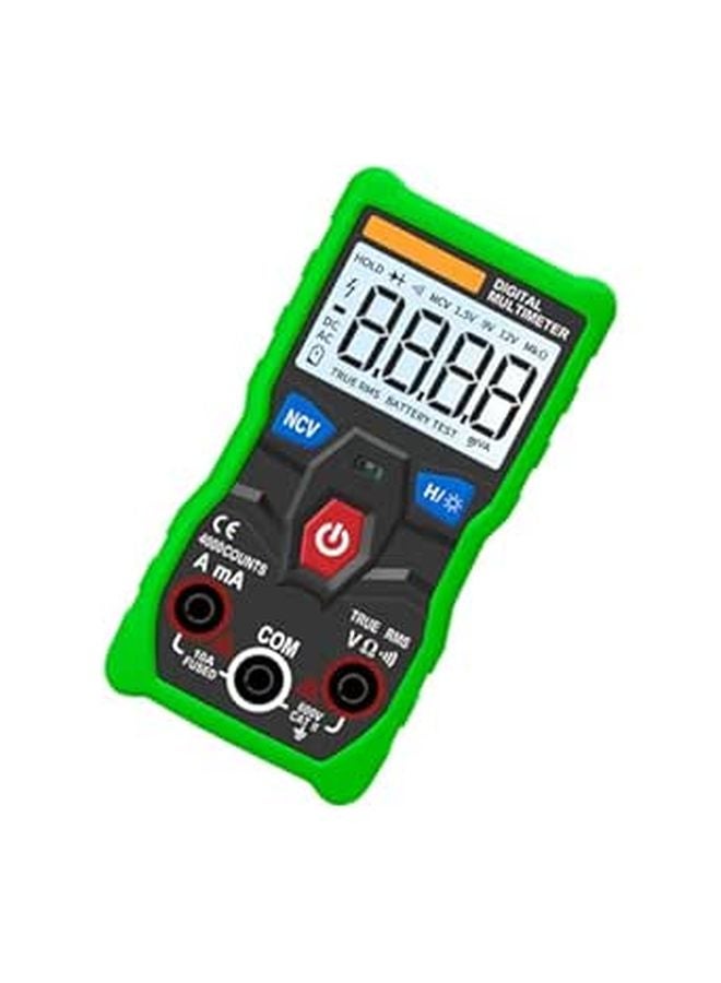 Auto Ranging Digital Multimeter with Backlit LCD Data Hold Voltage Resistance Tester - Image 1