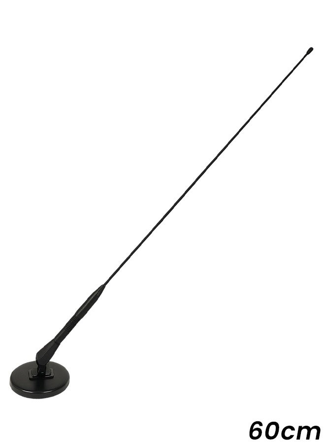 60cm Magnetic Car Antenna for AM/FM Radio Reception – Easy Installation, Weatherproof Design, Universal Fit for Cars, Trucks, and SUVs - Image 1