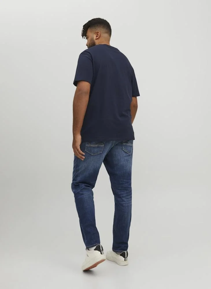 JACK & JONES Plus Size Crew Neck T-Shirt