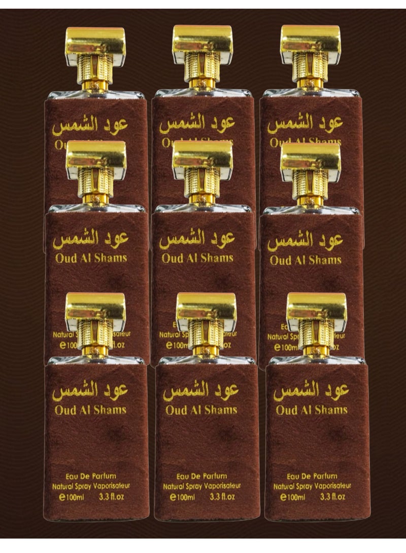 Oud Al Shams 9 Pieces Oud Al Shams Perfume 100 Ml EDP