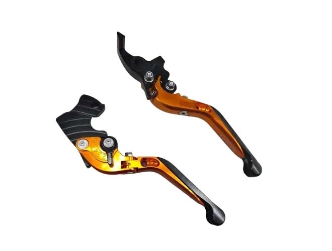 PGXPITSTOP Adjustable Folding Brake Clutch Levers for Motorcycles | Universal Fit CNC Machined Aluminum | Lightweight & Durable | Customizable Length | Easy Installation