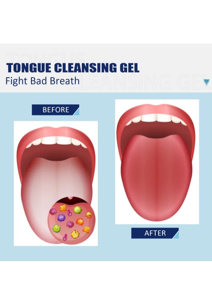 EELHOE Tongue Cleansing Gel Fight Bad Breath Special For Tongue  - Image 3