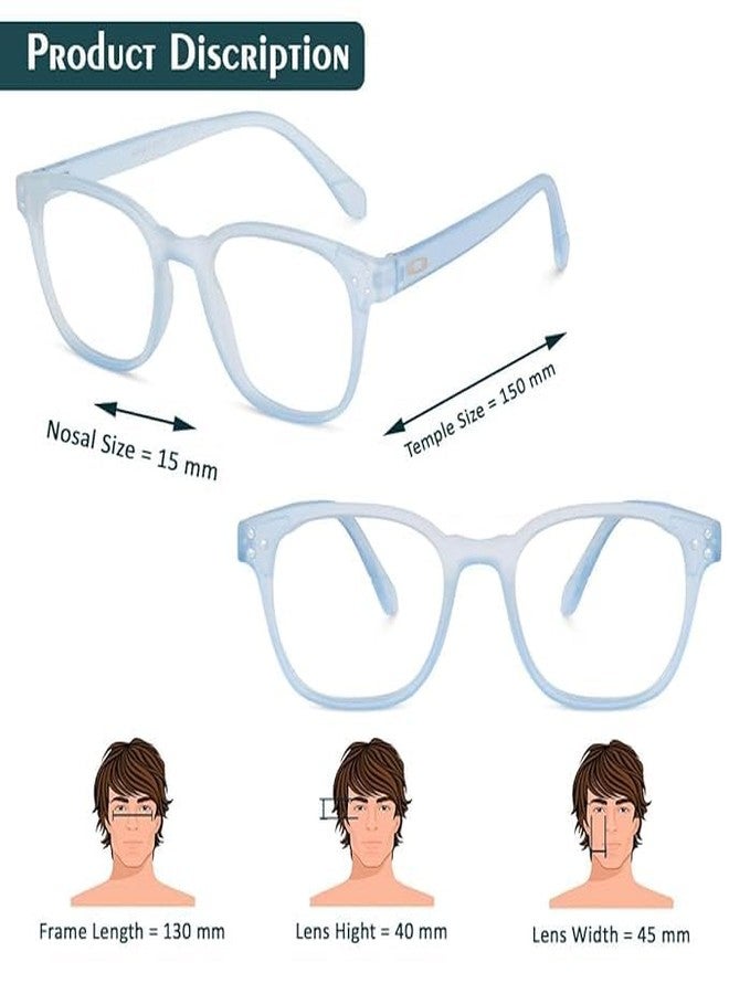 INDIFABRO Anti Glare Clear Lens For men and women (pack of-1) - Image 3