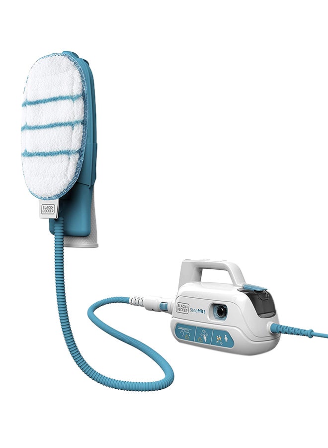 BLACK+DECKER SteaMitt Pro Steam Mop Cleaner With 7 Accessories 1000 W FSH10SMP-B5 Blue/Grey - Image 1