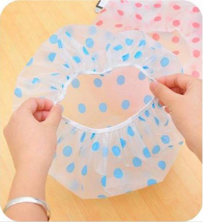 AVNISH Shower Cap For for Women Reusable Waterproof, Bathroom Shower Cap For Spa, Hair Treatment, Beauty Parlor (Multicolor) (Pack of 3) - Image 5