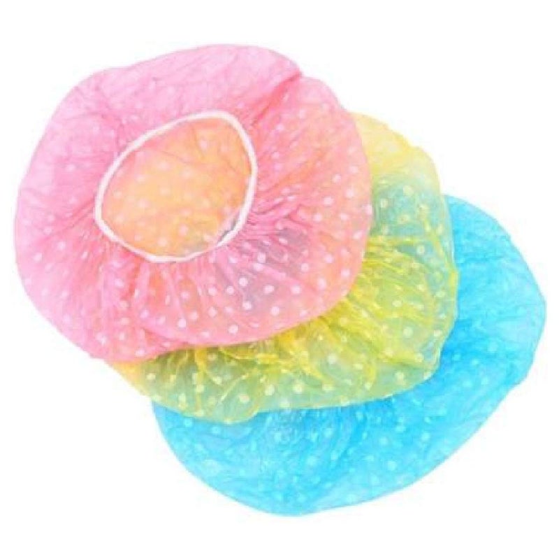 AVNISH Shower Cap For for Women Reusable Waterproof, Bathroom Shower Cap For Spa, Hair Treatment, Beauty Parlor (Multicolor) (Pack of 3) - Image 3