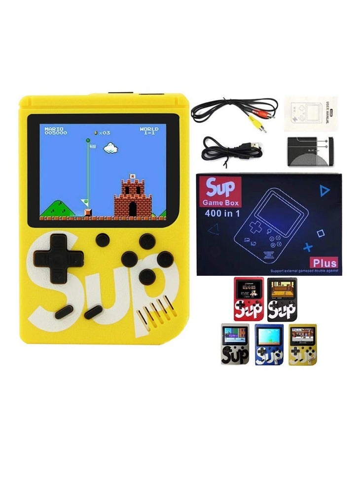 SUP SUP Retro Game Box Console Handheld Game PAD Gamebox Yellow - Image 3