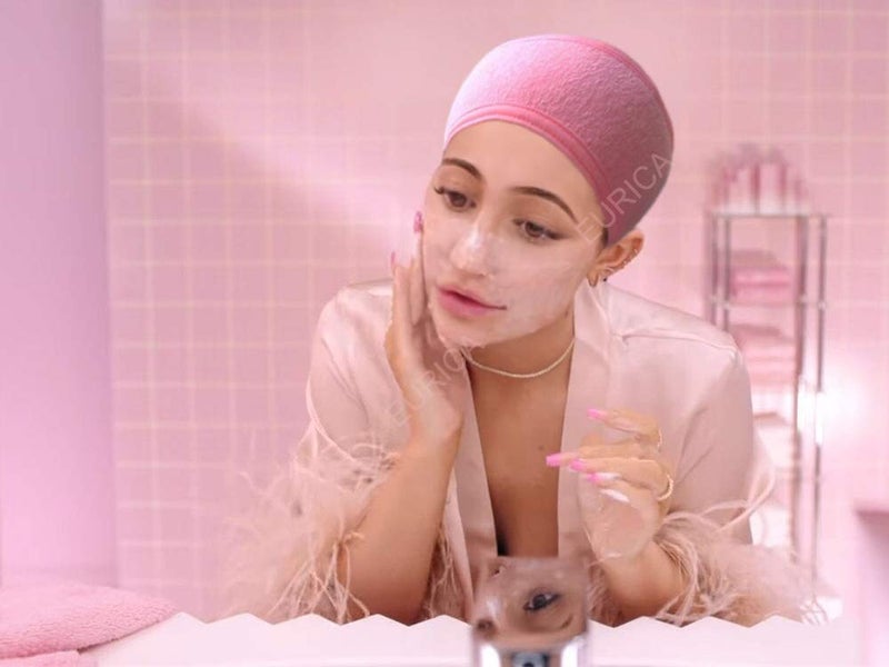 EUICAE Spa Headband Pack of 6 All Pink Sweat Head Towels - Non-slip, Stretchable, Washable Makeup Headbands for Face Wash, Facial Treatment, Sports - Image 4