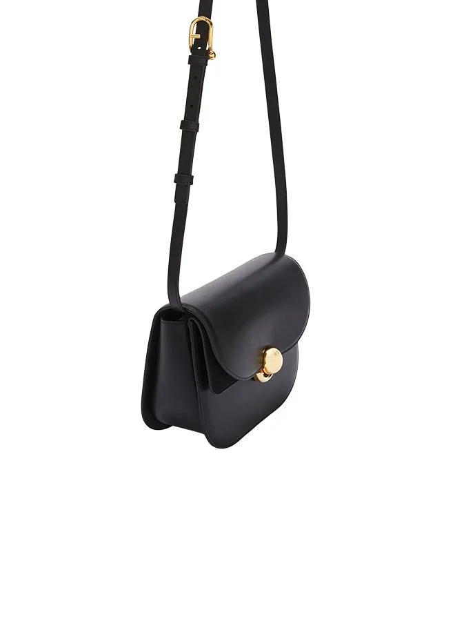 Furla Black Sfera S Crossbody Round for Women | Best Price UAE