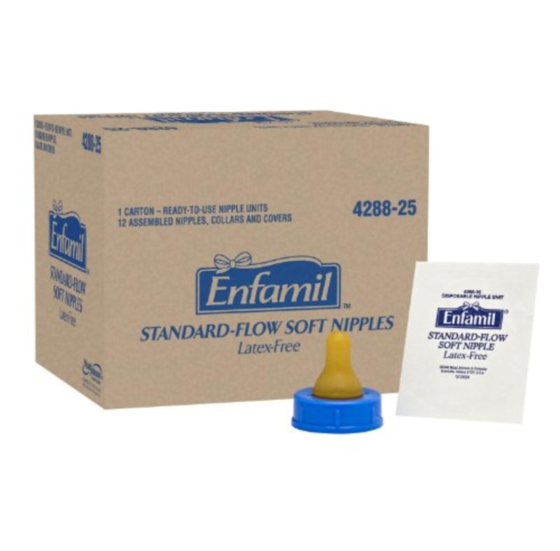 Enfamil Standard Flow Soft Nipples, Latex-Free & BPA Free, 12 Count - Image 1