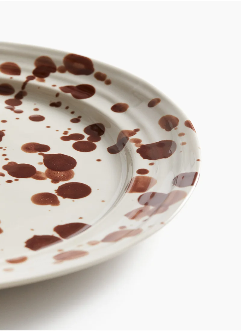 H&M Large Stoneware Plate