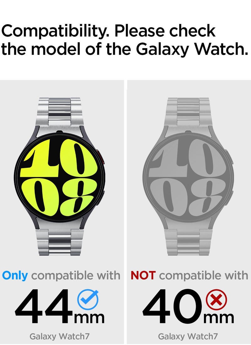 Spigen Bezel Tune for Samsung Galaxy Watch 7 44mm Bezel Ring Protector Adhesive Cover Case (2024) - Black  - Image 2