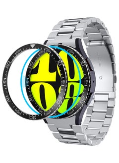 Spigen Bezel Tune for Samsung Galaxy Watch 7 44mm Bezel Ring Protector Adhesive Cover Case (2024) - Black  - Image 1