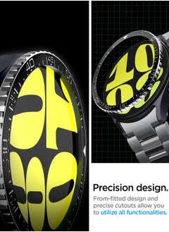 Spigen Bezel Tune for Samsung Galaxy Watch 7 44mm Bezel Ring Protector Adhesive Cover Case (2024) - Black  - Image 5