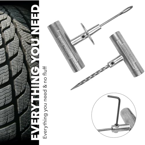 Boulder Tools - Compact Tire Repair kit with Molle Storage Pouch. Heavy Duty Universal Tire Plug Kit, Easily Stores Inside Your UTV, ATV, Truck, Motorcycle, Overlanding Gear or RV - Image 4