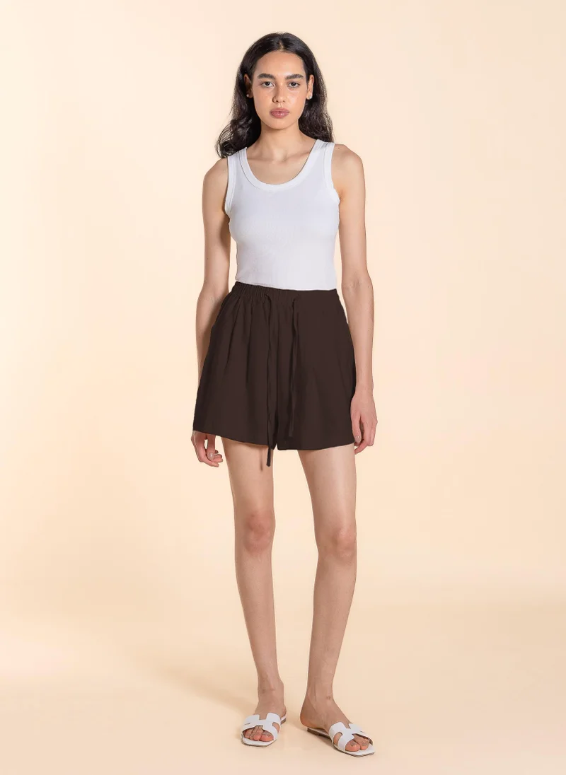 SHAPES LINEN BLEND COMFORT SHORTS