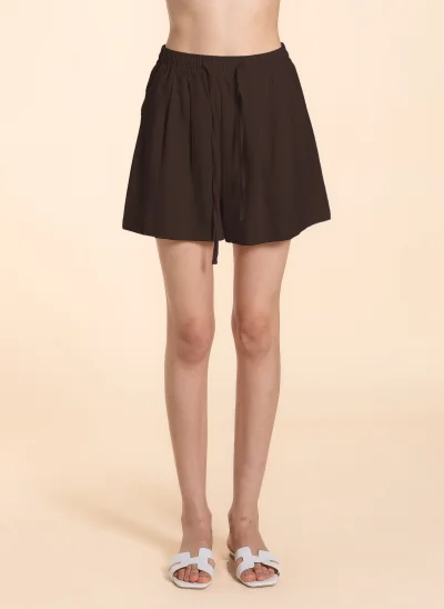 SHAPES LINEN BLEND COMFORT SHORTS