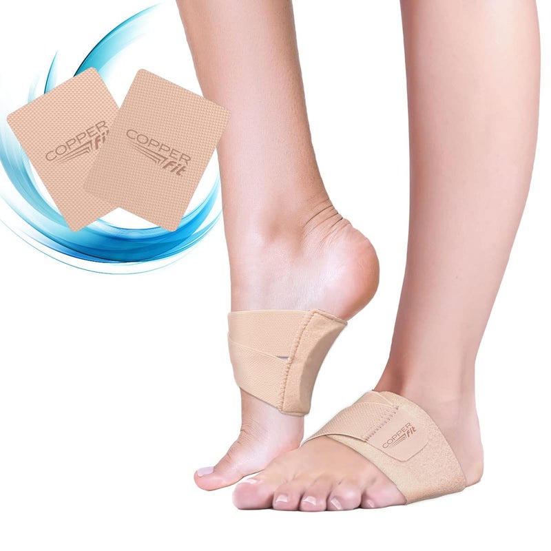 Arch Relief PLUS Compression Wrap with Orthotic Arch Support Plantar Fasciitis Flat Feet Fallen Arches Universal Fit for Men and Women