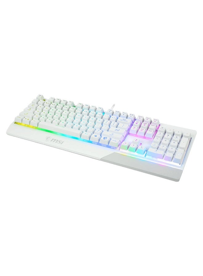 VIGOR MSI Vigor GK30 Plunger Switch RGB Arabic White Wired Mechanical Feel Gaming Keyboard - Image 3