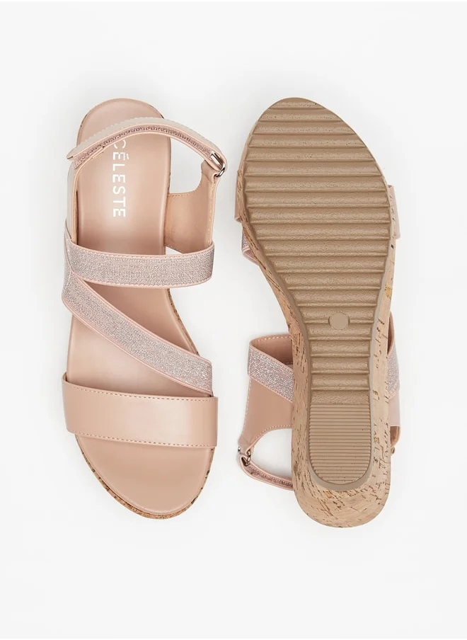 سيليست Womens Celeste Wedge Heel Sandals