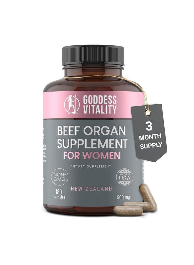 Optimal Carnivore Optimal Carnivore Beef Organ Supplement for Women, Primal & Ancestral Organ Meat Supplements with Uterus & Liver for Hormone Balance & Energy - 90 Day Supply - Image 1