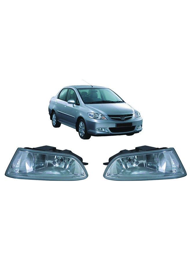 DLAA Pack of 2 HD089 Dlaa Fog Lamp Suitable for City | ZX 2006 with wires & switch - Image 2