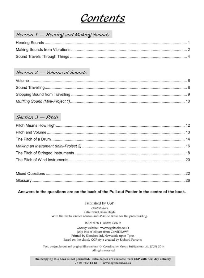 KS2 Science Year Four Workout: Sound - Image 3