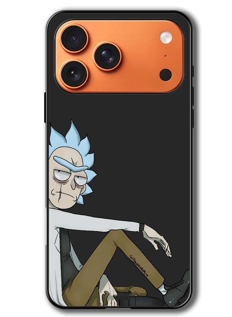 Theodor Case Compatible with Apple iPhone 17 Pro Max 6.9 Inch Protection Shockproof Bumper Cover Rick - Image 1