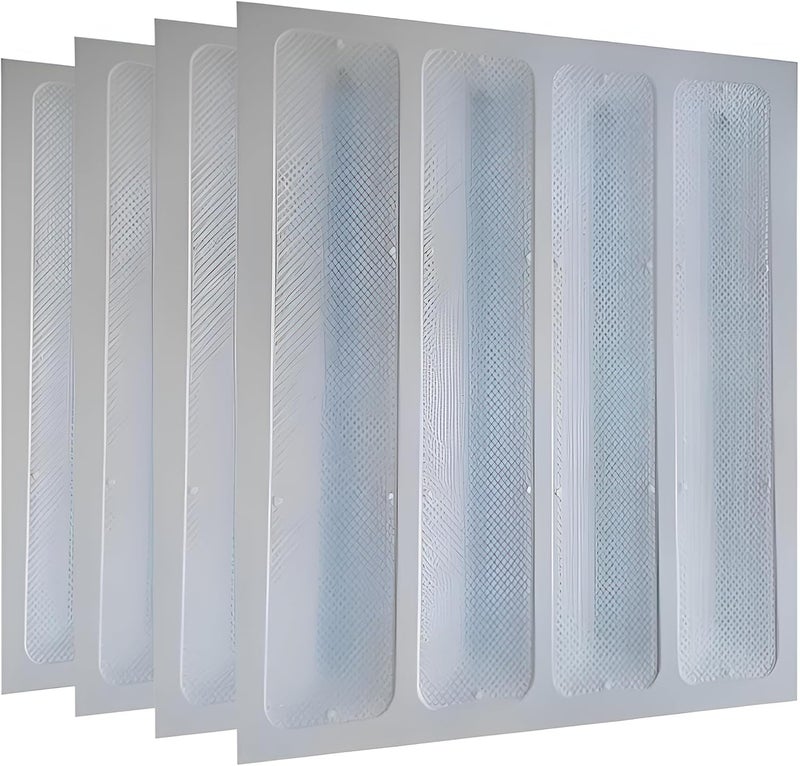 إضاءة بانل LED 60x60 من E.V.B 96W 6500K - إضاءة سقف رفيعة للغاية (عبوة من 4) - Image 1