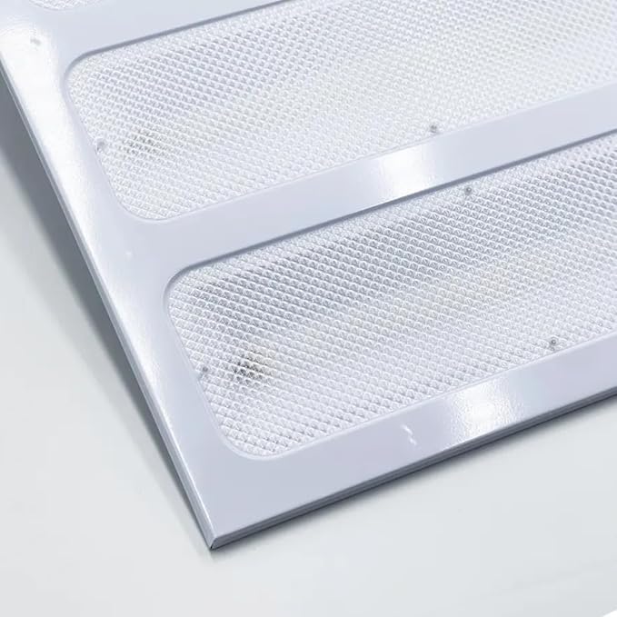 إضاءة بانل LED 60x60 من E.V.B 96W 6500K - إضاءة سقف رفيعة للغاية (عبوة من 4) - Image 2