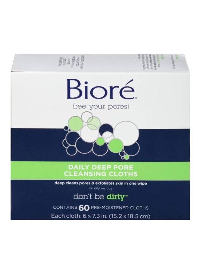 Biore 60-Piece Daily Deep Pore Cleansing Cloths  - Image 1