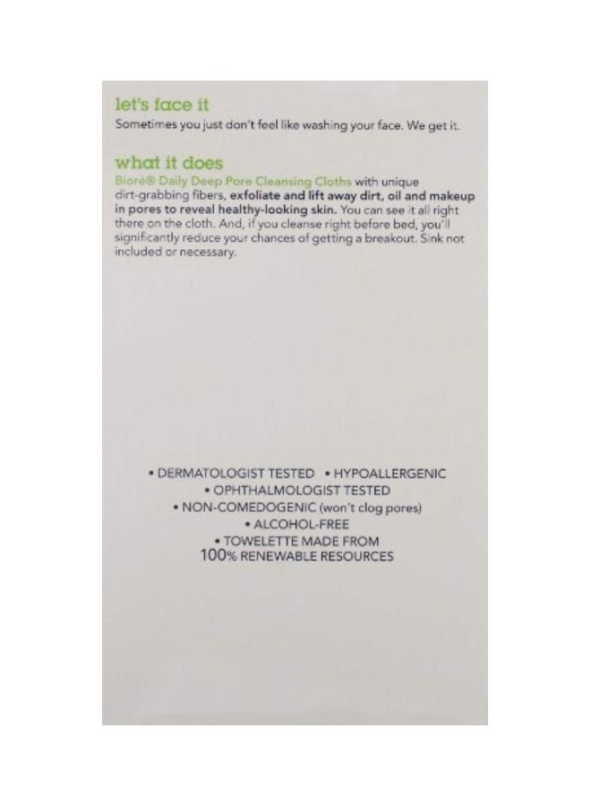 Biore 60-Piece Daily Deep Pore Cleansing Cloths  - Image 5