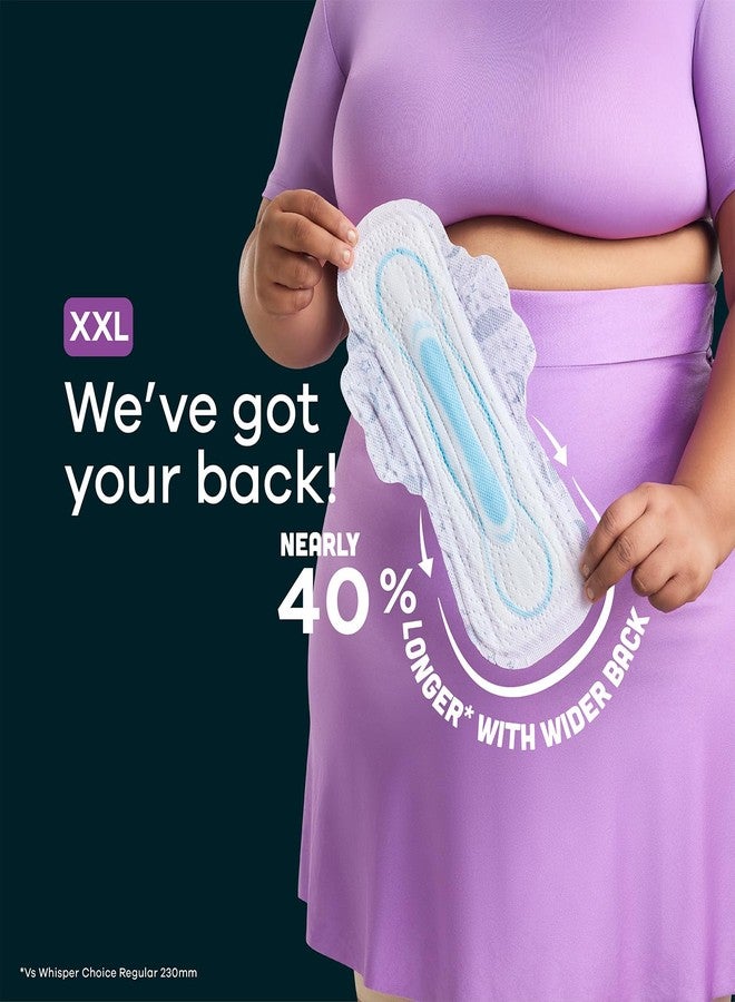 Whisper Ultra Night Sanitary Pads for Women, XL+ 15 (Pack of 3 Napkins - Image 3
