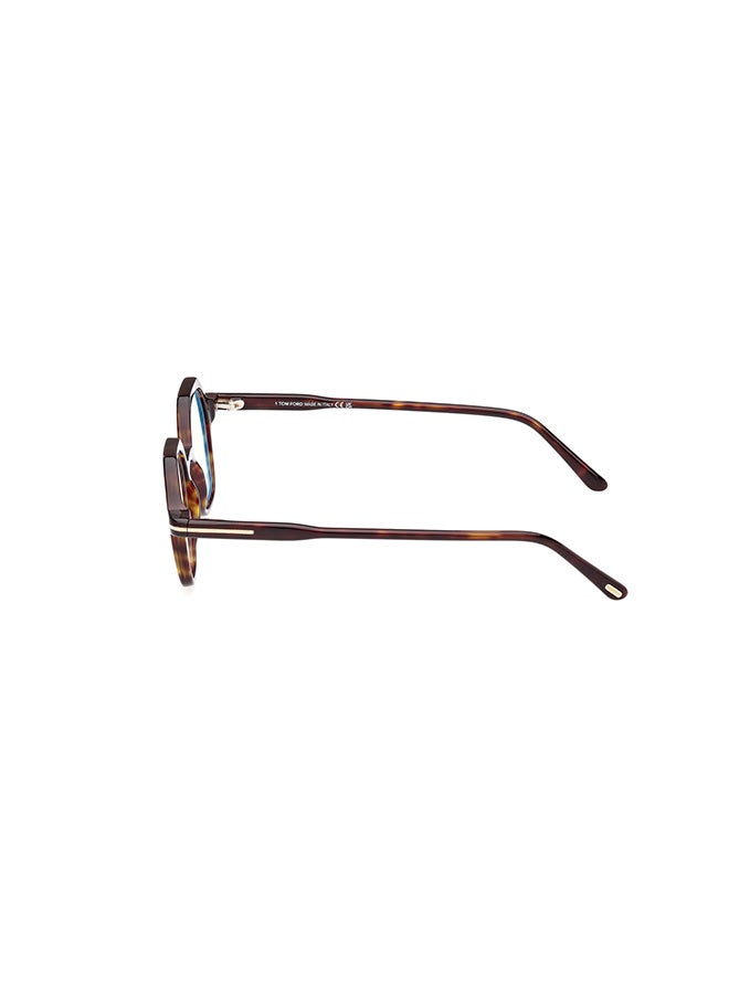 TOM FORD Men's Asymmetrical Eyeglass Frames Dark Havana TOMFORD FT5900-B05246 46 mm - Image 2