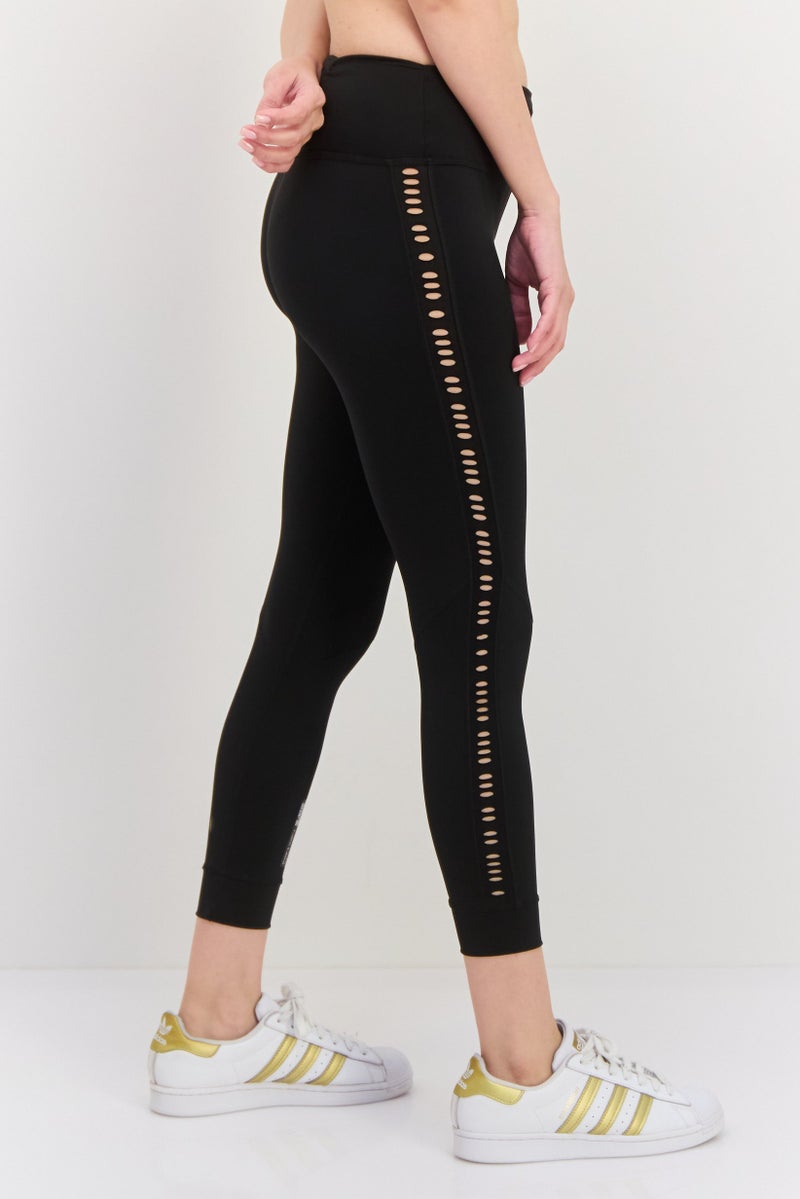 Adidas ملابس رياضية نسائية ضيقة للتدريب، سوداء - Image 2