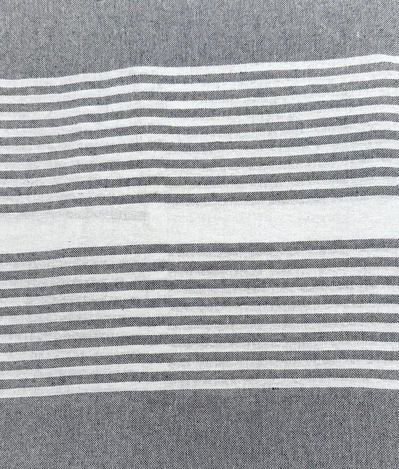 DOLCE CASA Cotton 100% Cotton Turkish Fouta Towel | Extra Large Full Size Cotton Bath Towel | Bath, Beach, Pool, Travel, Spa and Yoga | 90 x 170 cm Daily Use Shower Towel | Beach Towel (Dark Grey) - Image 4