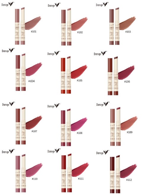 12-Piece Up To 24H Matte & Intense Lipstick Multicolor