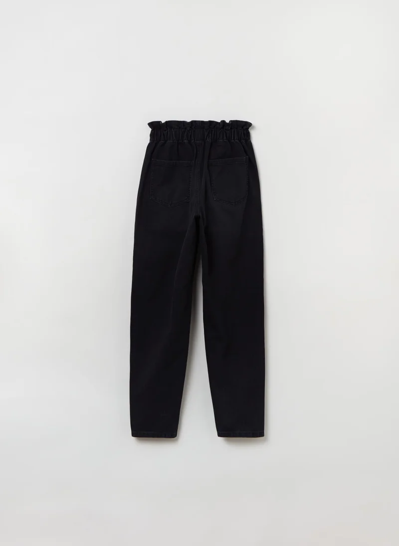 Ovs Paper bag jeans with pockets
