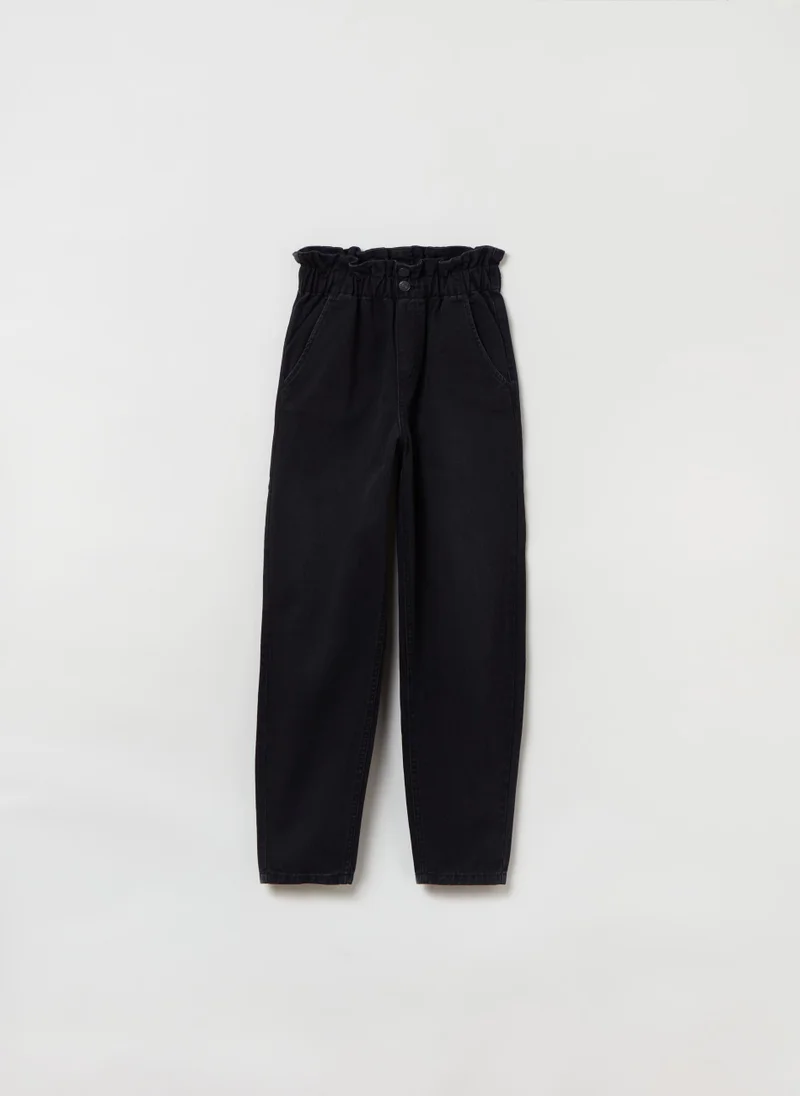 Ovs Paper bag jeans with pockets