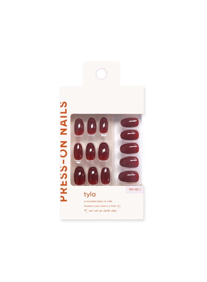 tyla Press On Nails Oval Myst # 03 - Image 1