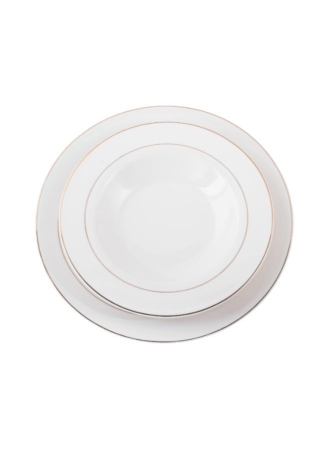 السيف  🍽️ طقم سفرة فاخر 52 قطعة – يكفي 8 أشخاص ✨اختيار مثالي لعزائم أنيقة وضيافة راقية 🤍 - Image 3