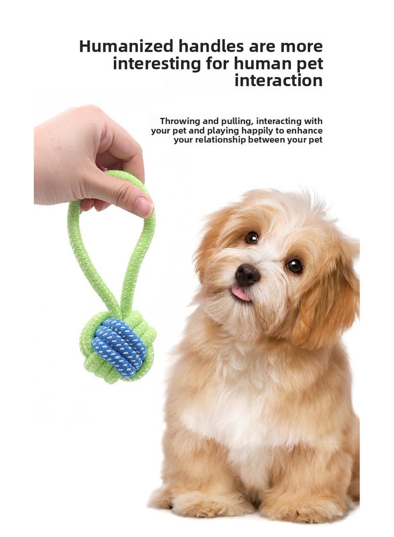 Universal Cotton Rope Braided Set for Cats and Dogs – Chew-resistant, Self-entertaining and Boredom-relieving Gadget - Image 3